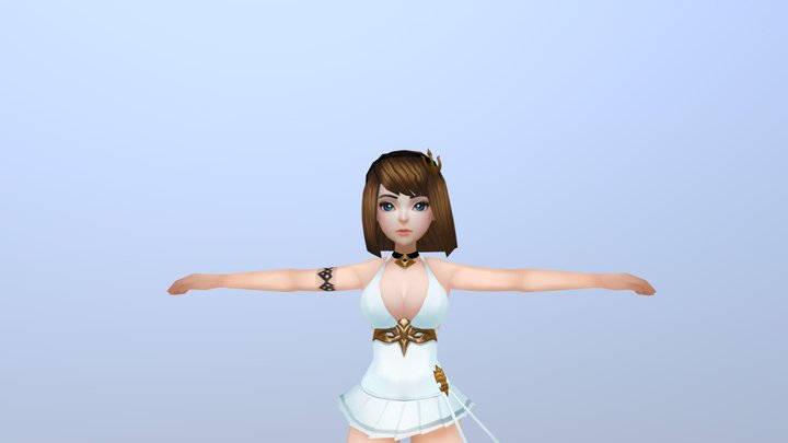 Girl 3D Model