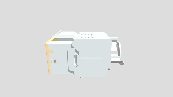 KSJ 6A Colour Clipped-with Ratchet lock 3D Model