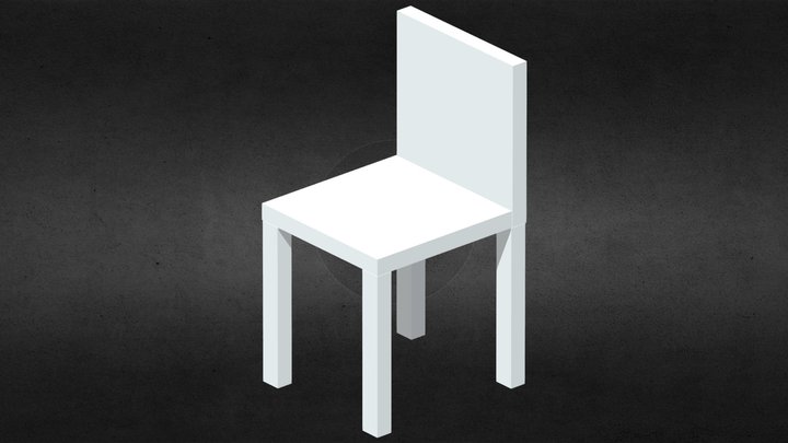 644230027 Wooden chair 3D Model