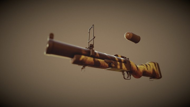 M79 Grenade Launcher 3D Model