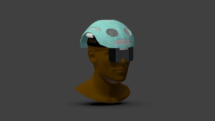 VR Helmet Update 2 3D Model