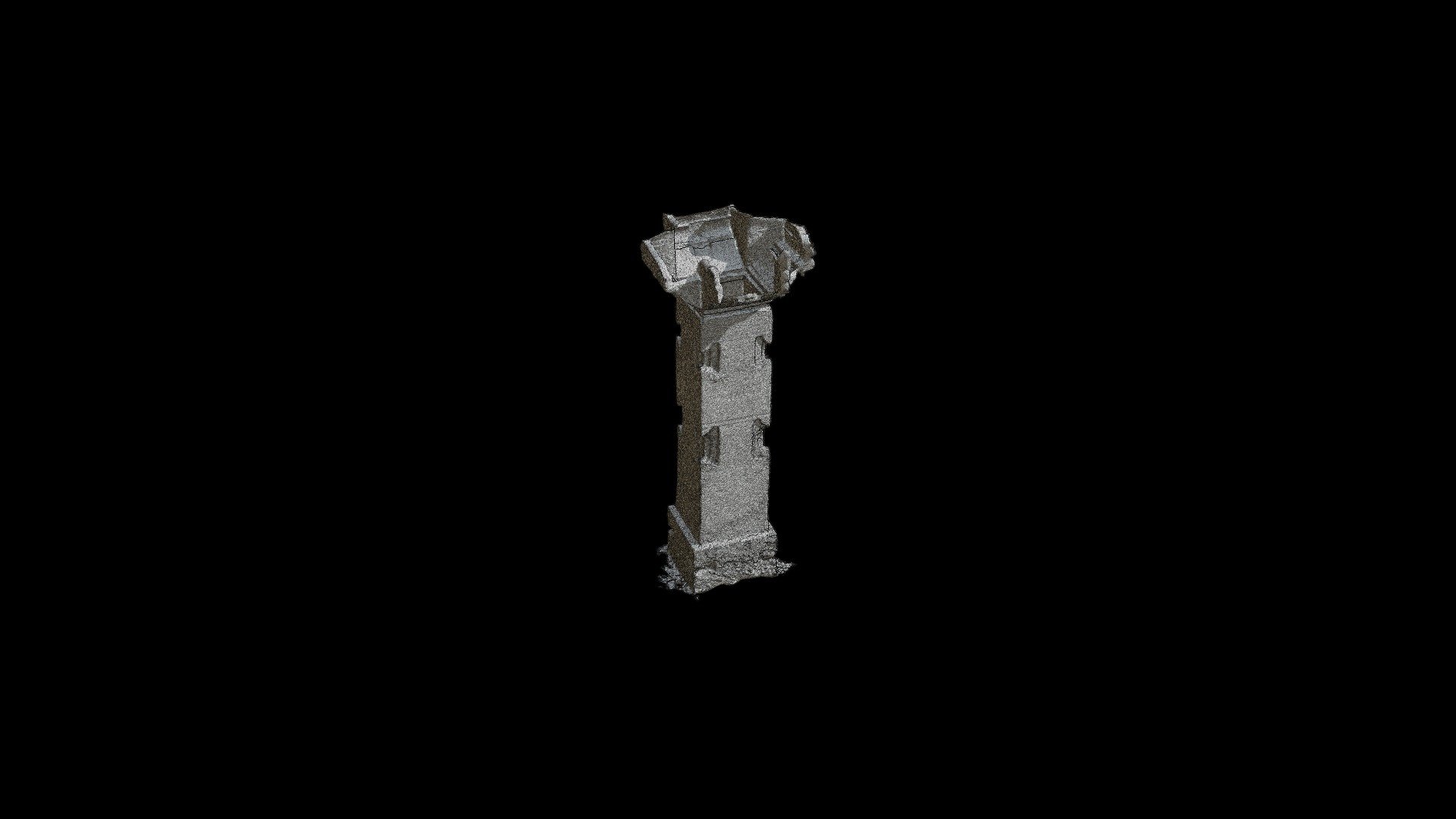 Dravidian Column in Step well structure