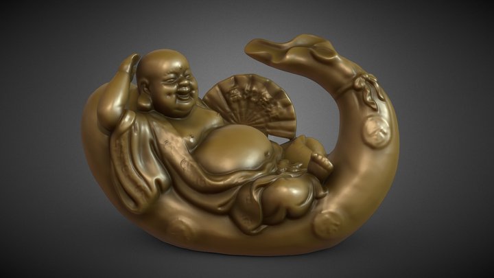 Laughing Buddha 3D Model