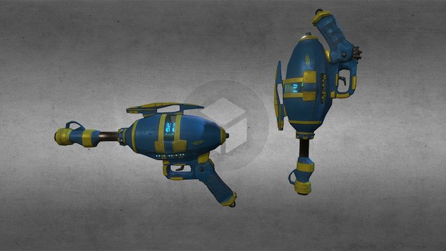 Alien Blaster 3D Model