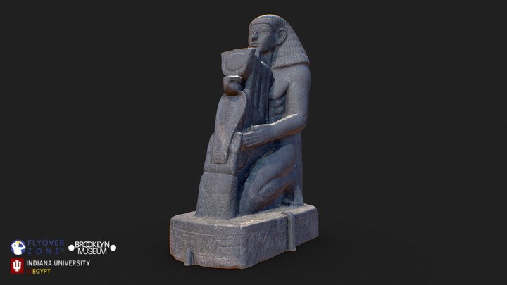 3D rendering of Senenmut