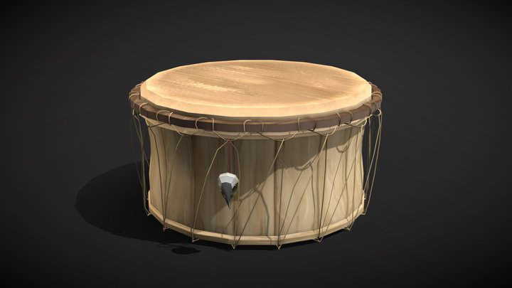 Demon Drum 3D Model