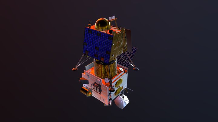 Chandrayaan-2 in flight configuration