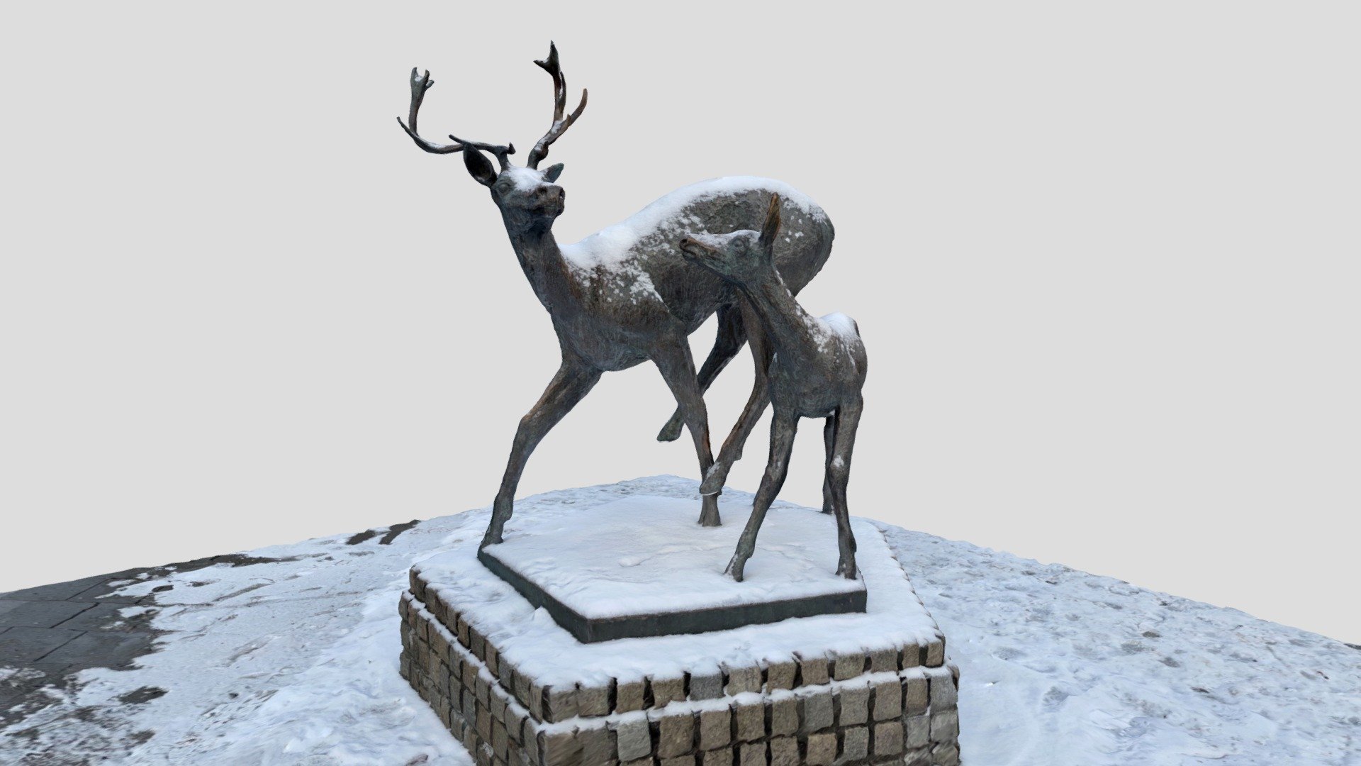 Deer Statue (3D scan)
