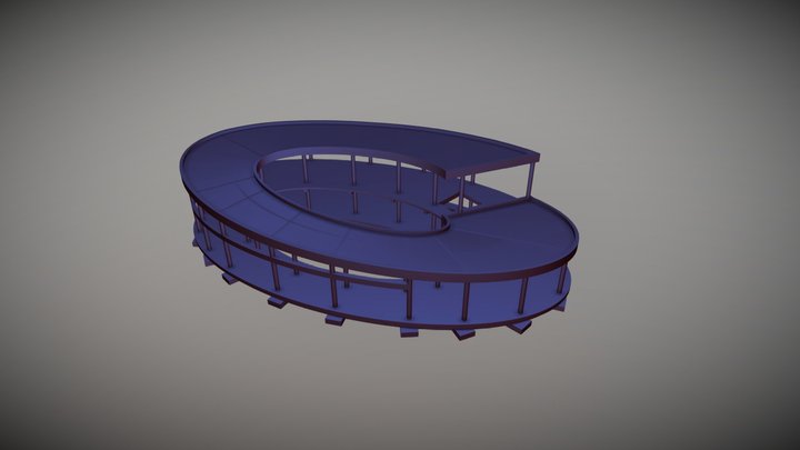 Ellipse House 3D Model