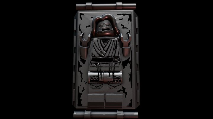 Lego Star Wars Naare frozen in carbonite 3D Model