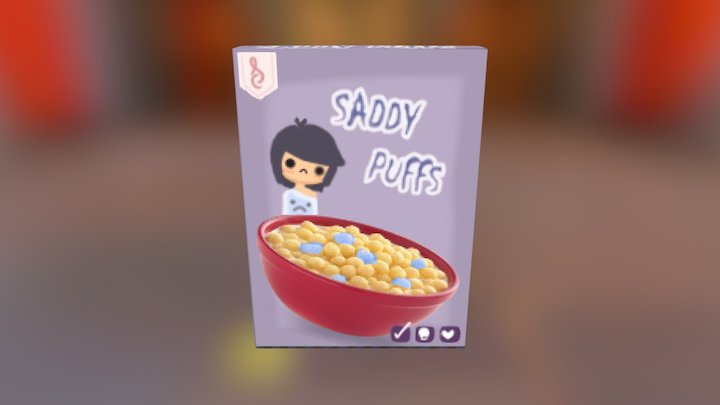 Cereal Model 3D Model