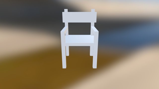 Simple Chair 3D Model