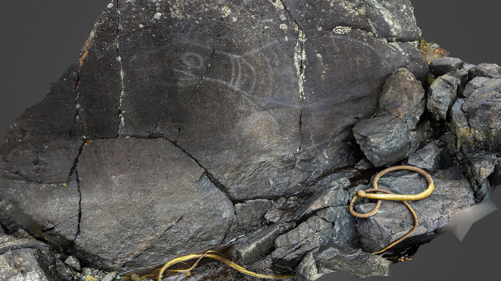 Alldridge Point Petroglyph — Sketchfab embed 3D viewer