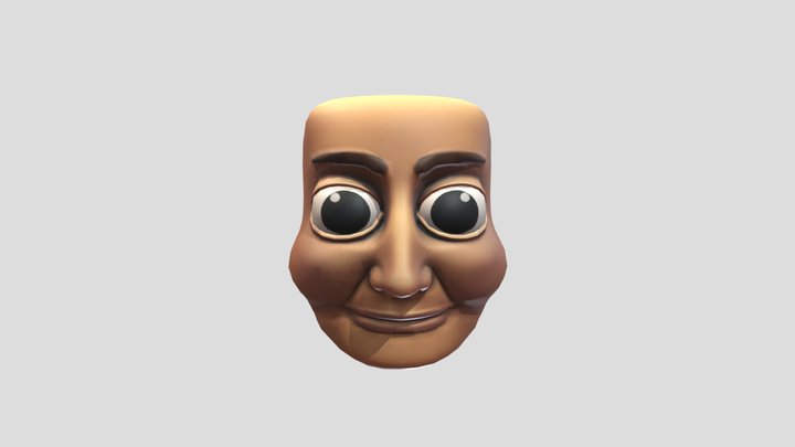 Tung Tung Tung Sahur Head 3D Model