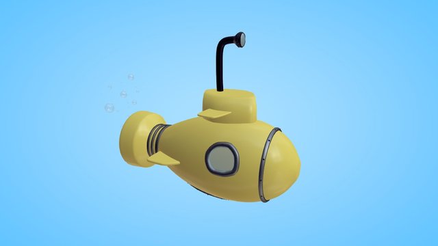 Gravity Sketch Submarine 3D Model