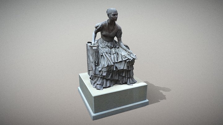 Statue of Cristina Trivulzio di Belgiojoso 3D Model
