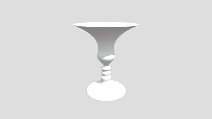 Rubin's vase ("The Two Face, One Vase Illusion") 3D Model