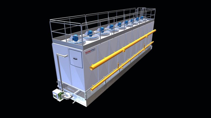 Condensador Evaporativo 3D Model