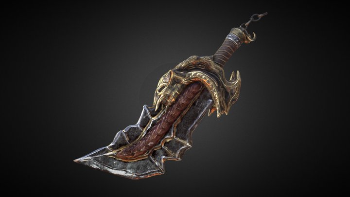 God of War - BLADE OF WRATH 3D Model