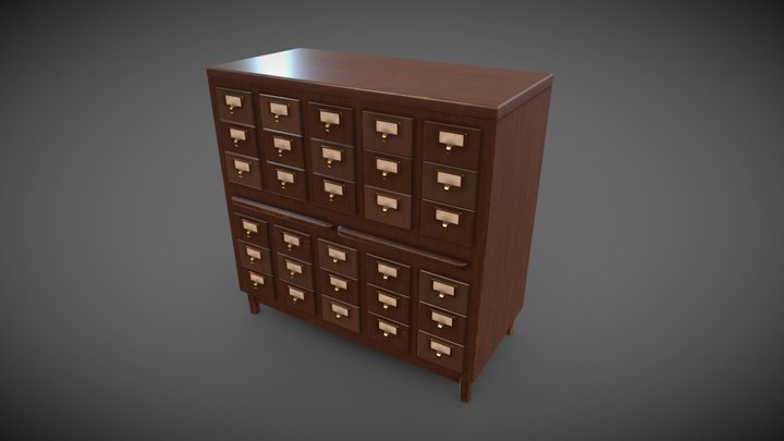 Apothecary Cabinet 3D Model