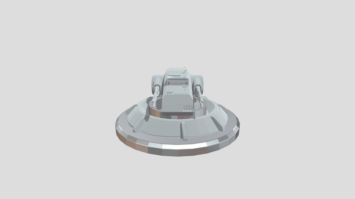 Лазерная турель 3D Model