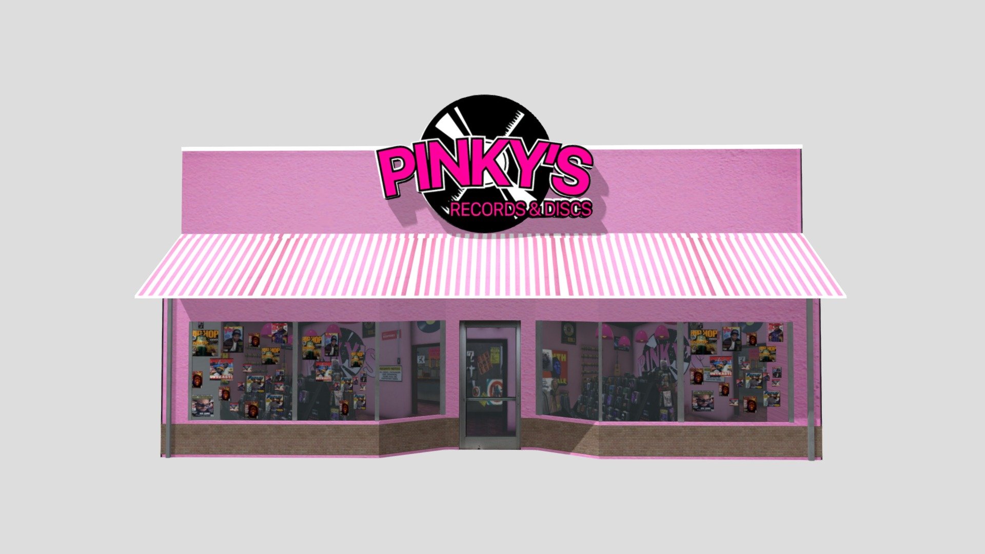 pinkys-records - 3D model by $RTNelson (@SRTNelson) [4d081d2]