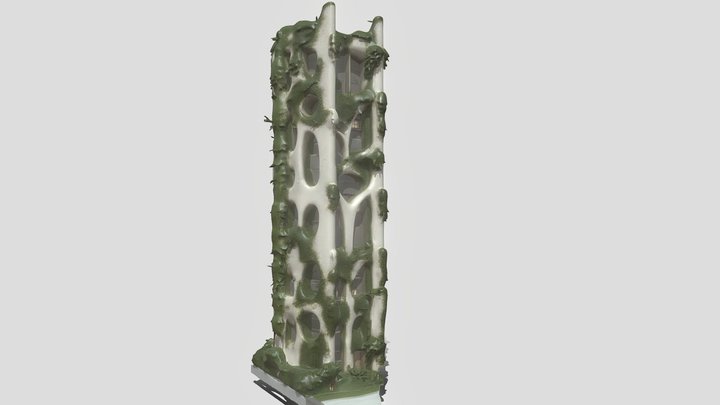 Skyscraper - Modern Eco Tower 3d Model