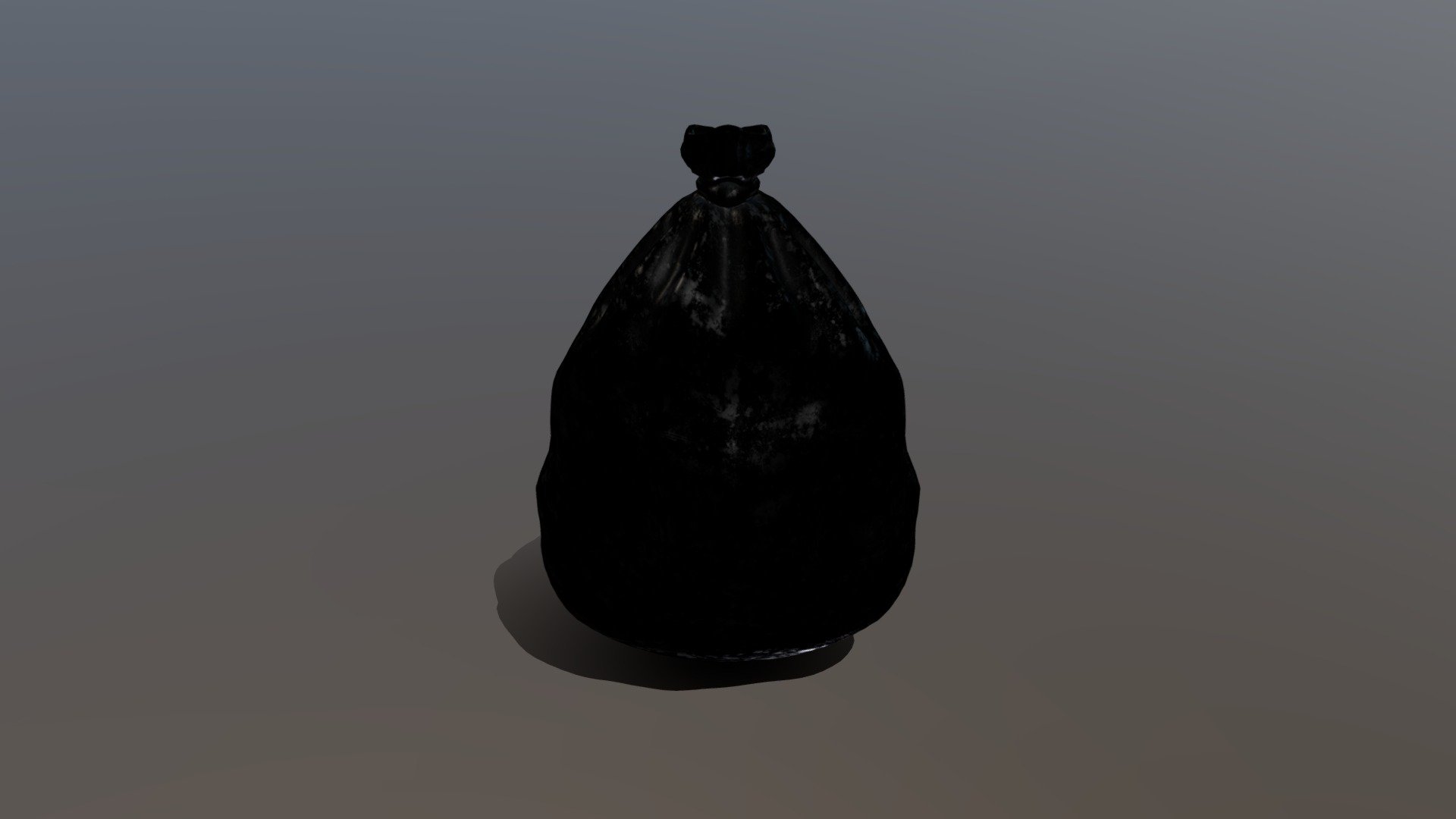 Black Trash Bag