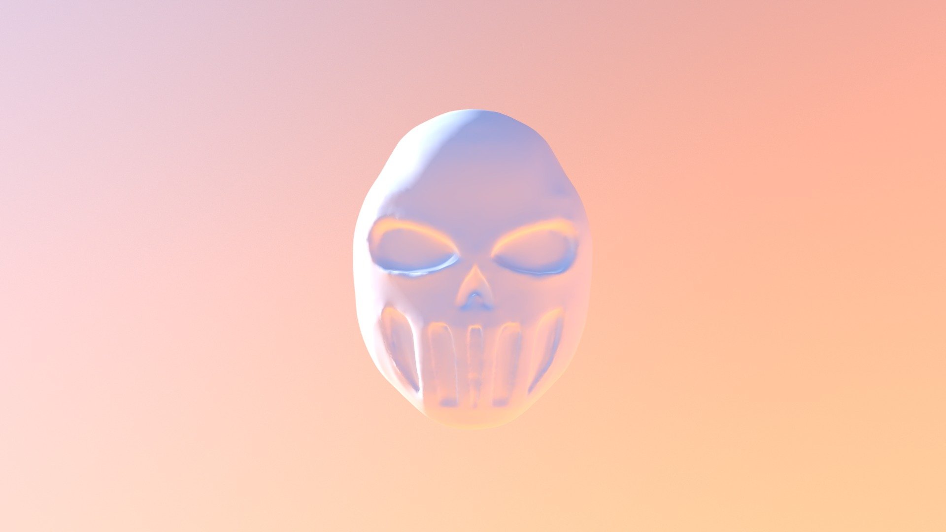 #sculptjanuary2018 Day 2 - Mask - 3D model by luceve [4d0a4d8] - Sketchfab
