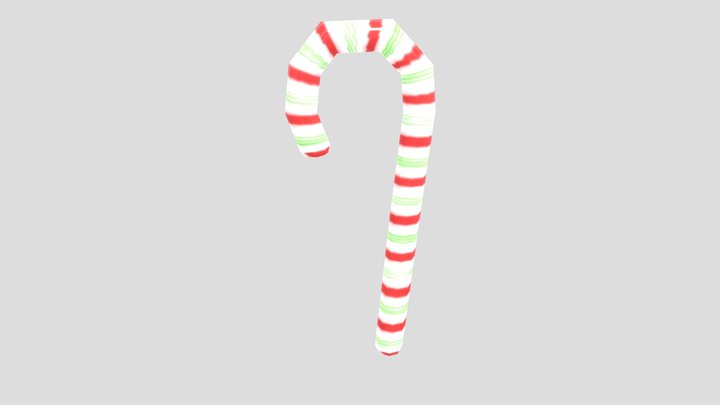 Candy_cane 3D Model