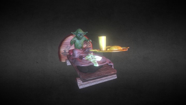 Yoda loko de goró #maionerdmctech 3D Model