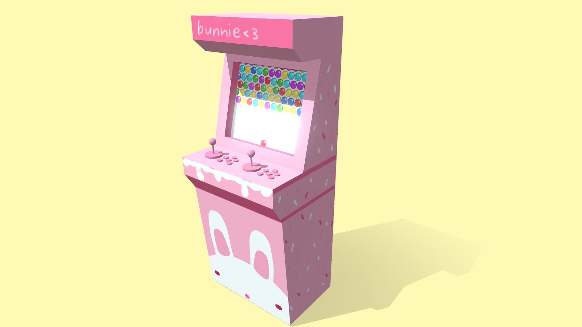 Bunnie arcadekast - 3D model by fiejaah [4d0c257] - Sketchfab