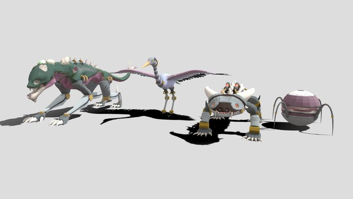 Mutant_creatures 3D models - Sketchfab