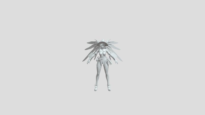 Mercy_ Witch 3D Model