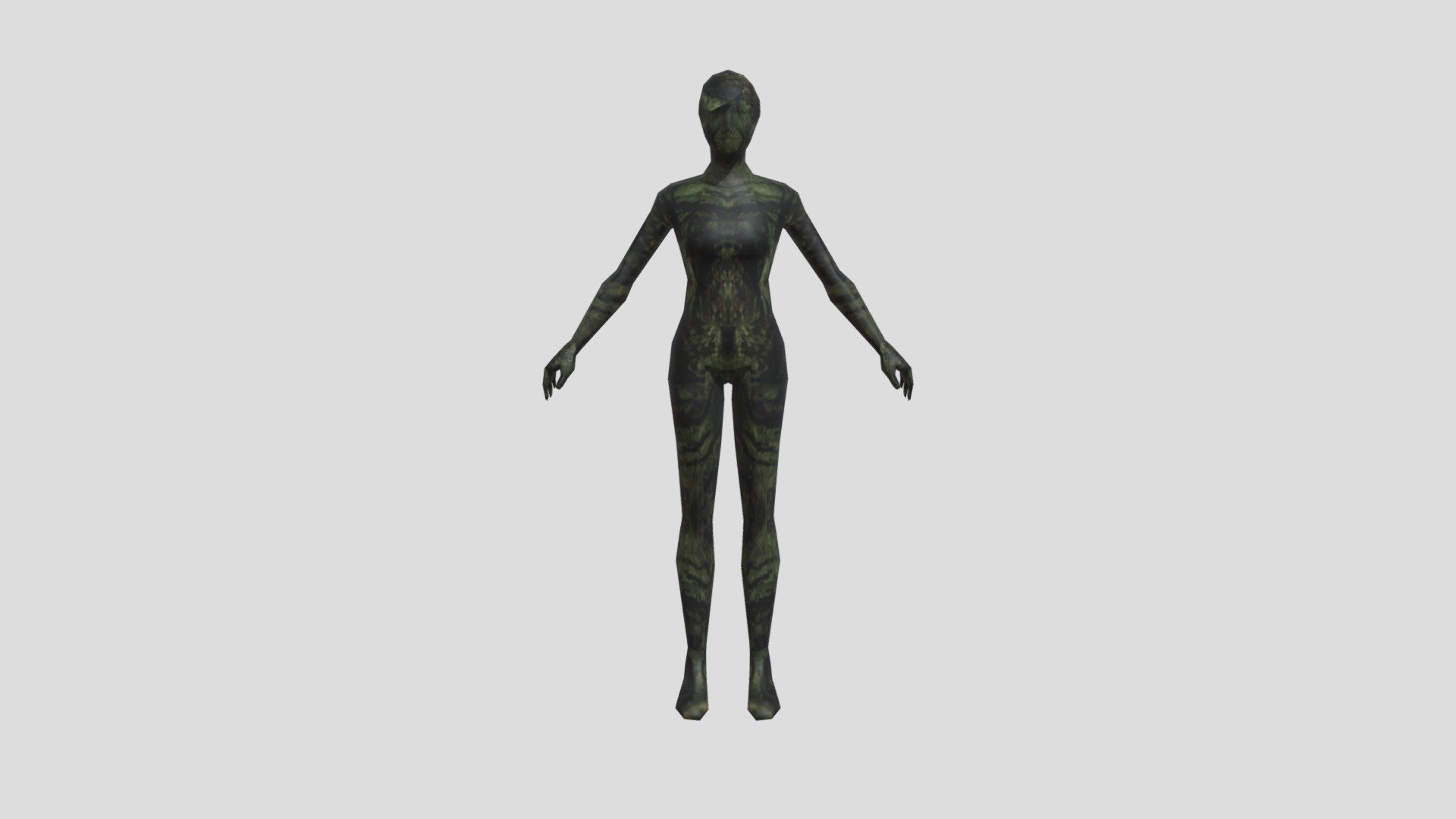 DF BlackWhite Irradiated Black Long Arm (female