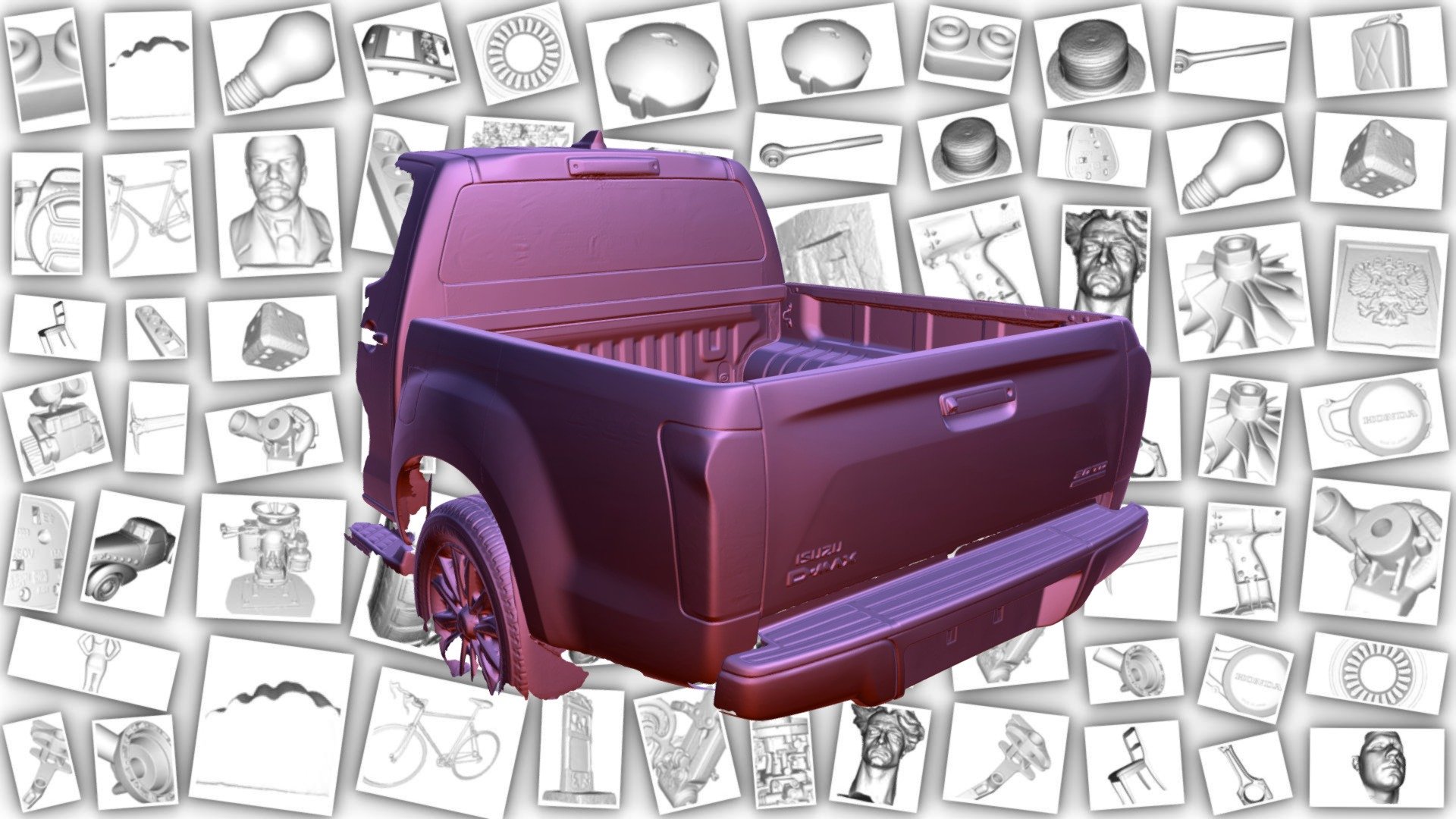 Isuzu Dmax 2019 3d Model By Cad Lab Ru 3dscaning 4d0e4e9 Sketchfab