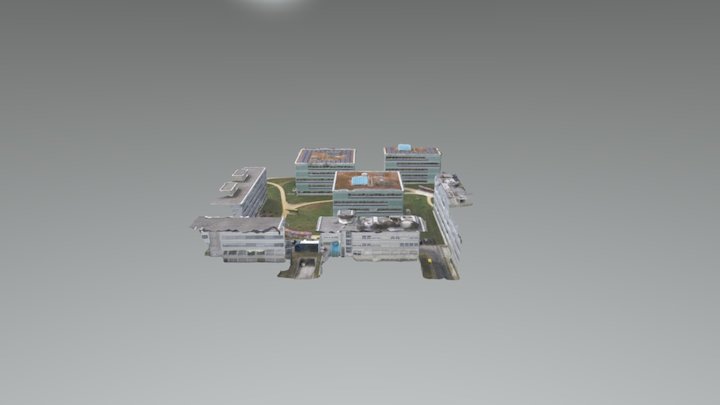 Dji Demo Simplified 3d Mesh 3D Model