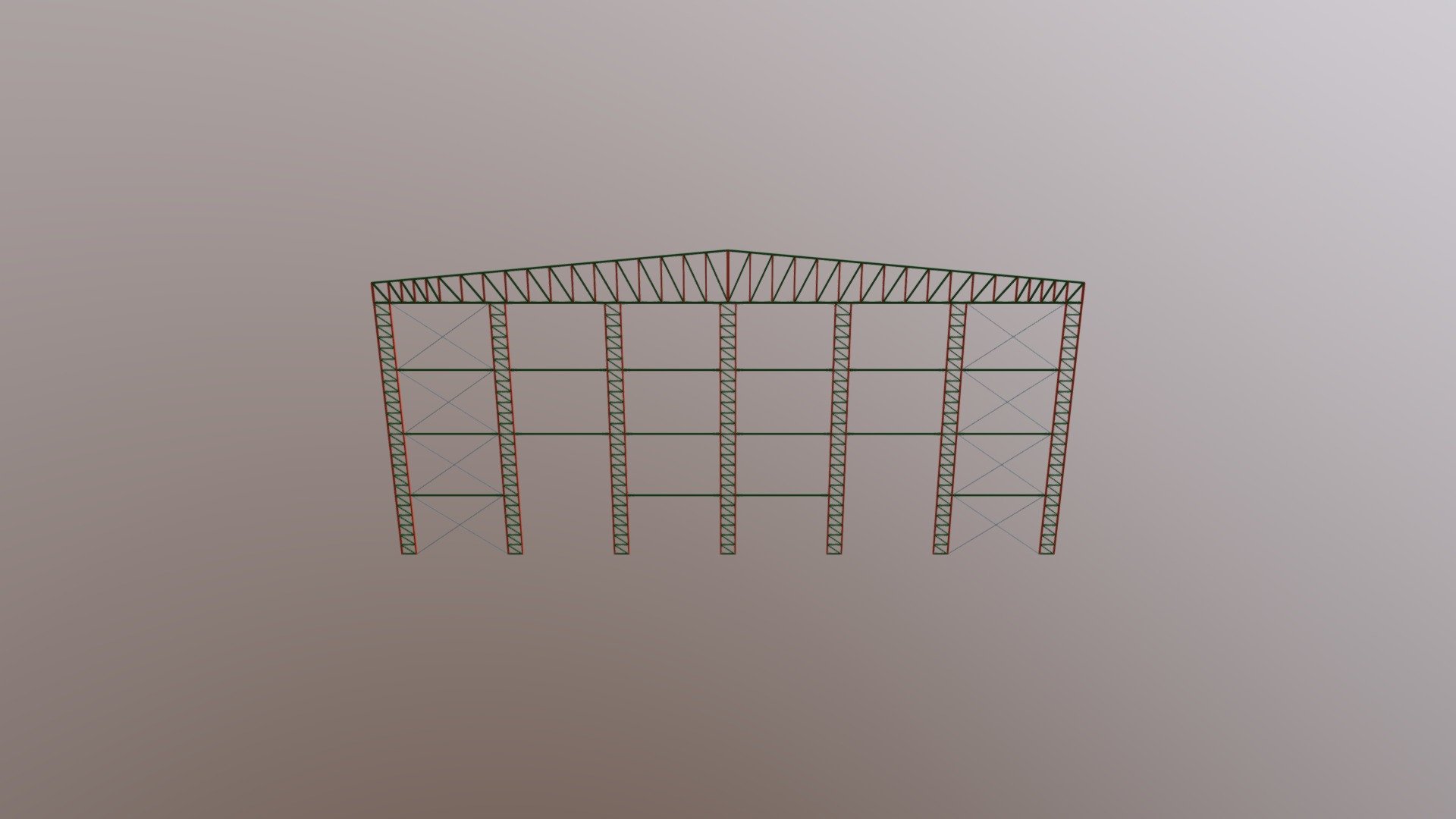 Galpão 3D Frontal