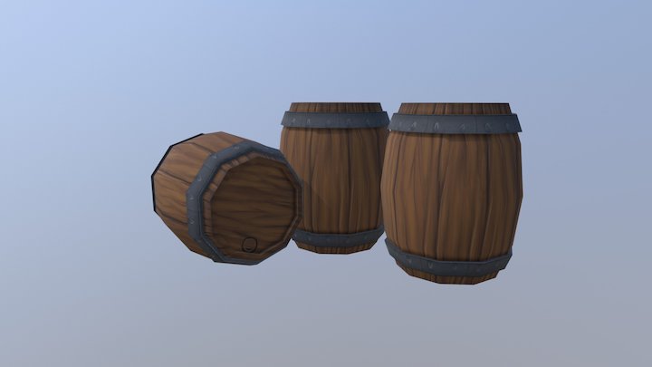 Barrel 3D Model