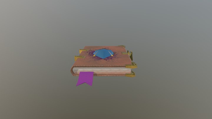 Spell Book 3D Model