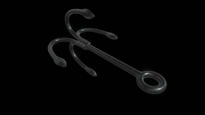 Grappling Hook 3D Model