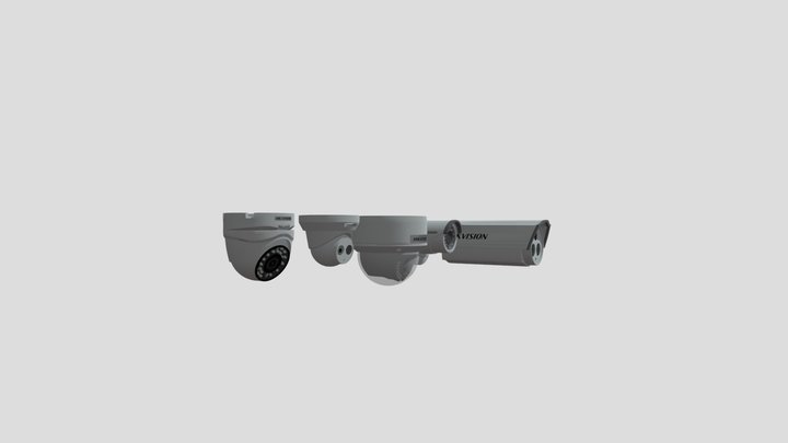 Pack Cameras HIKVISION [Em Breve Grátis] 3D Model