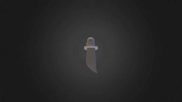 Sccetchfab Knife 3D Model