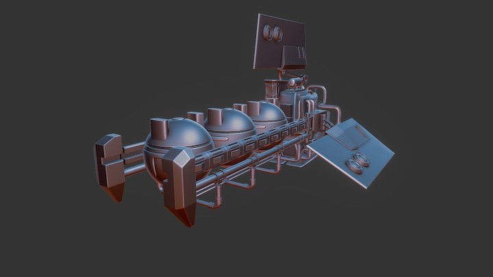 Blockout 3D Model