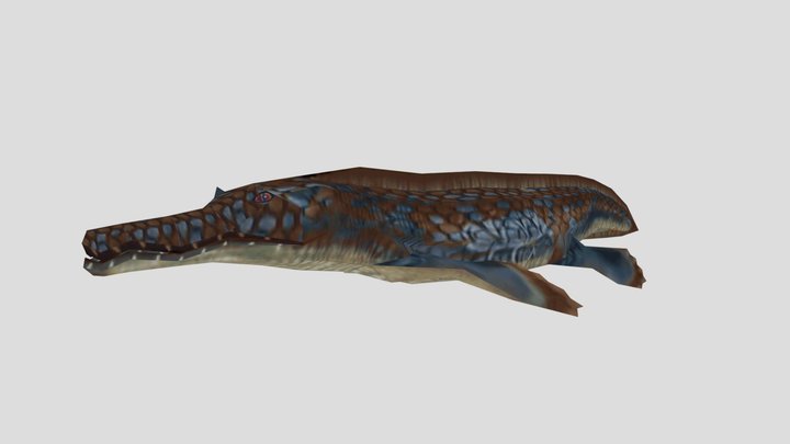 Dino Crisis 2 - Mosasaurus 3D Model