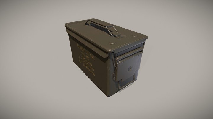 AmmoCans_GameReady_Animated_PBR_FREE! 3D Model