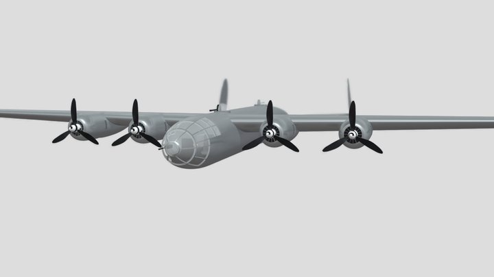 Messerschmitt Me 264 "Amerika Bomber" 3D Model