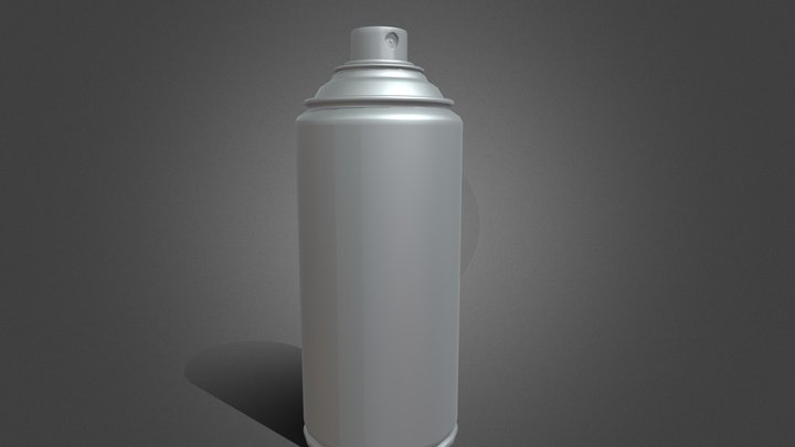 Spay paint can WIP 3D Model