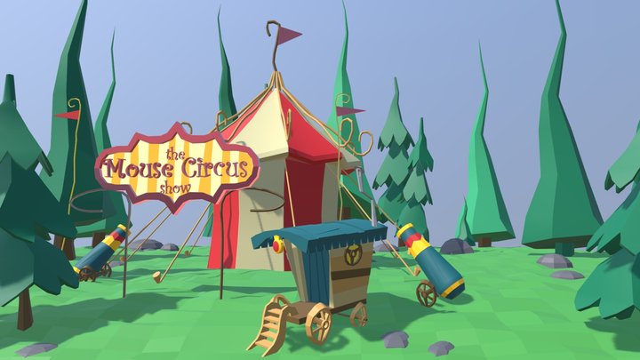 The Mouse Circus Show 3D Model