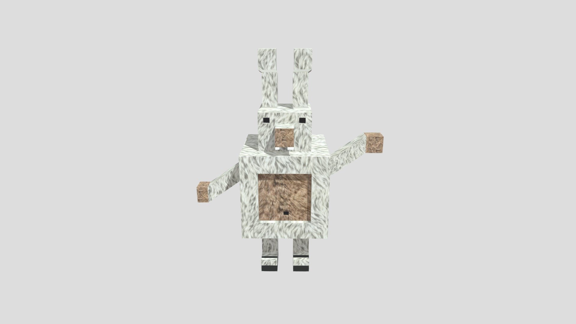 Rabbit in slipers